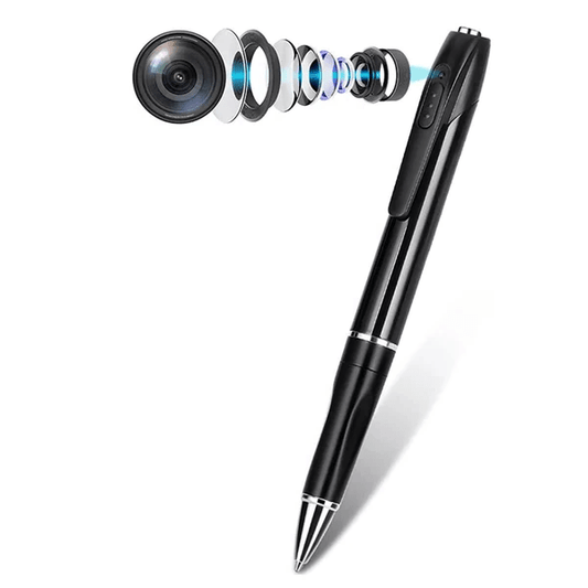 Mini Camera Pen Pocket Digital Voice Video Recorder for Business Conference 1080P Wearable Body Micro Cam Security Cameras - Coldesk