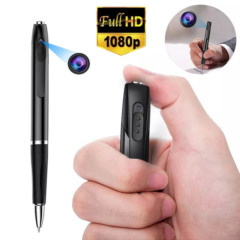 Mini Camera Pen Pocket Digital Voice Video Recorder for Business Conference 1080P Wearable Body Micro Cam Security Cameras - Coldesk