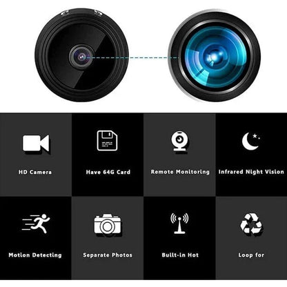 Mini Wireless Magnetic Camera with Audio and Video Live Feed - Coldesk