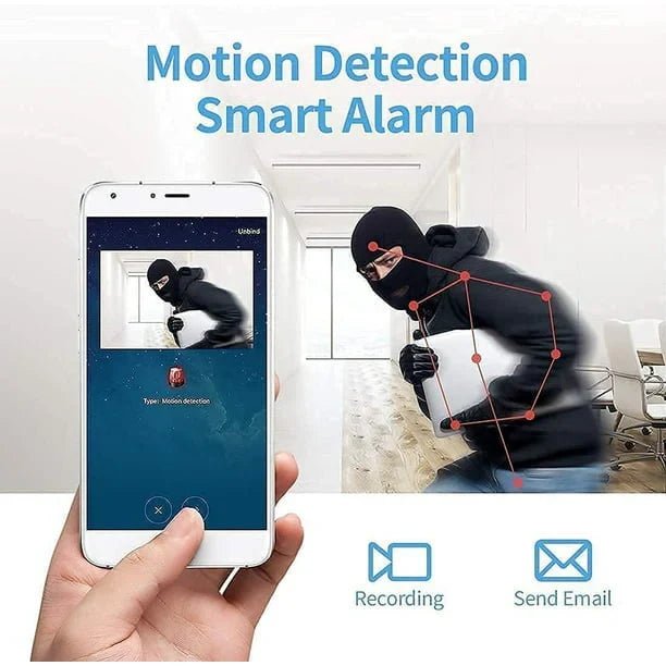 Mini Wireless Magnetic Camera with Audio and Video Live Feed - Coldesk