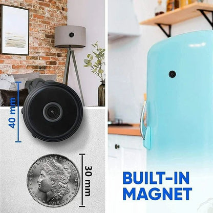 Mini Wireless Magnetic Camera with Audio and Video Live Feed - Coldesk
