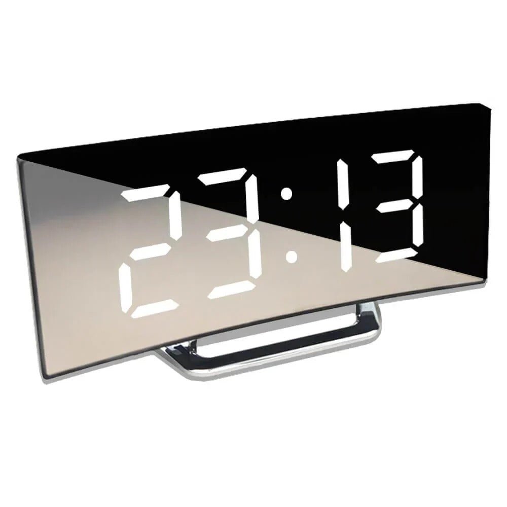 Modern Curved LED Digital Clock - Coldesk