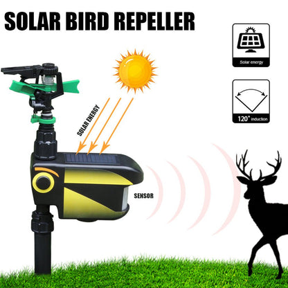 Motion Activated Sprinkler for Deer Solar Powered - Get Rid Of Deer - Coldesk