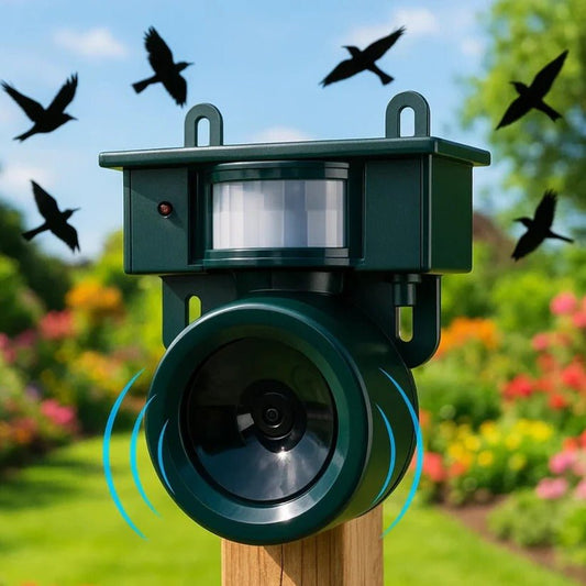 Motion Sensor Bird Deterrent for Crows: Ideal Pigeon Repeller with Sound Scarer - Coldesk