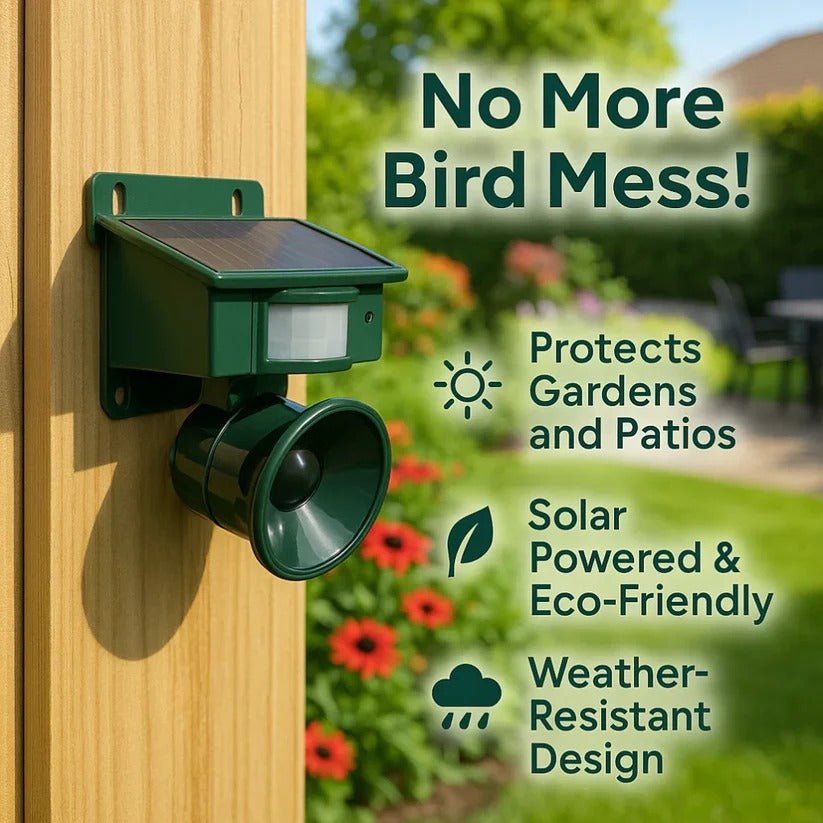 Motion Sensor Bird Deterrent for Crows: Ideal Pigeon Repeller with Sound Scarer - Coldesk