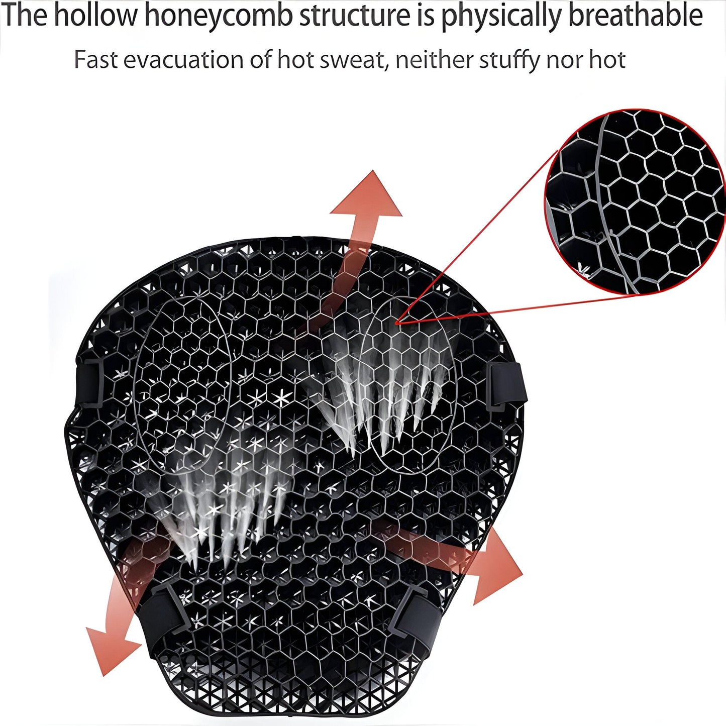 Motorcycle Gel Seat Pad for Long Distance Rides - Coldesk
