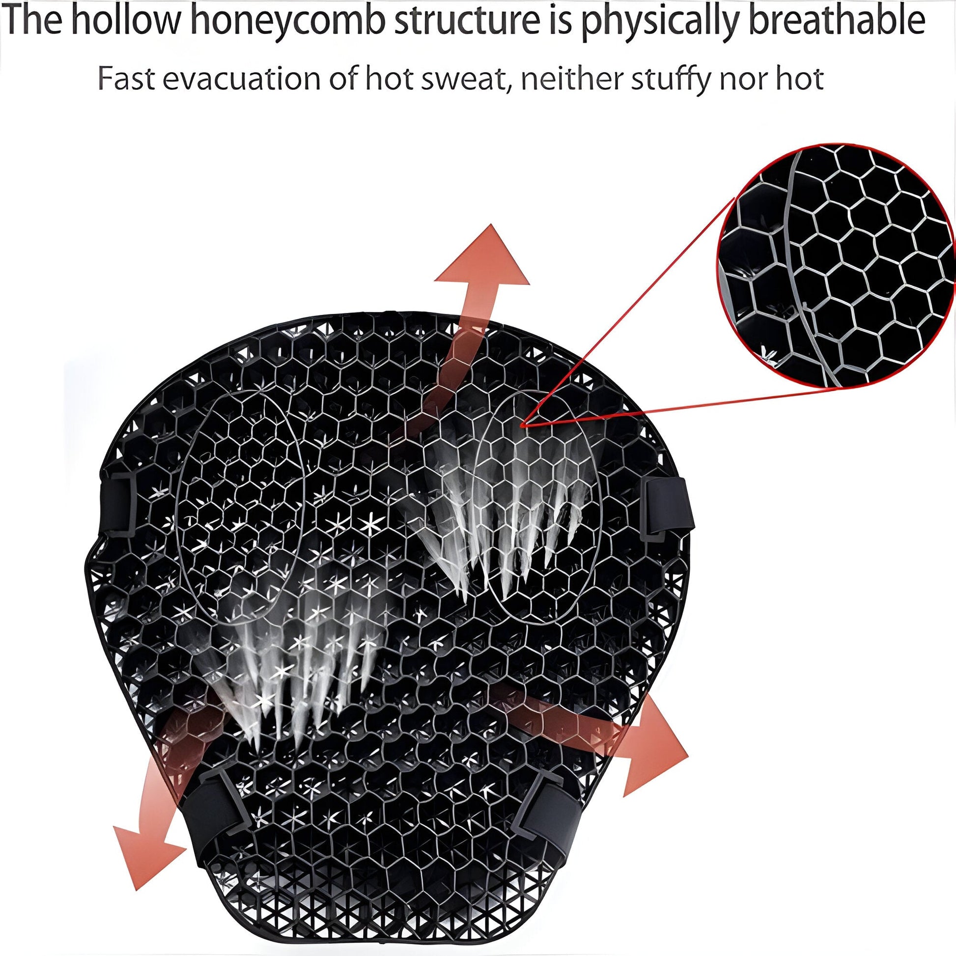 Motorcycle Gel Seat Pad for Long Distance Rides - Coldesk