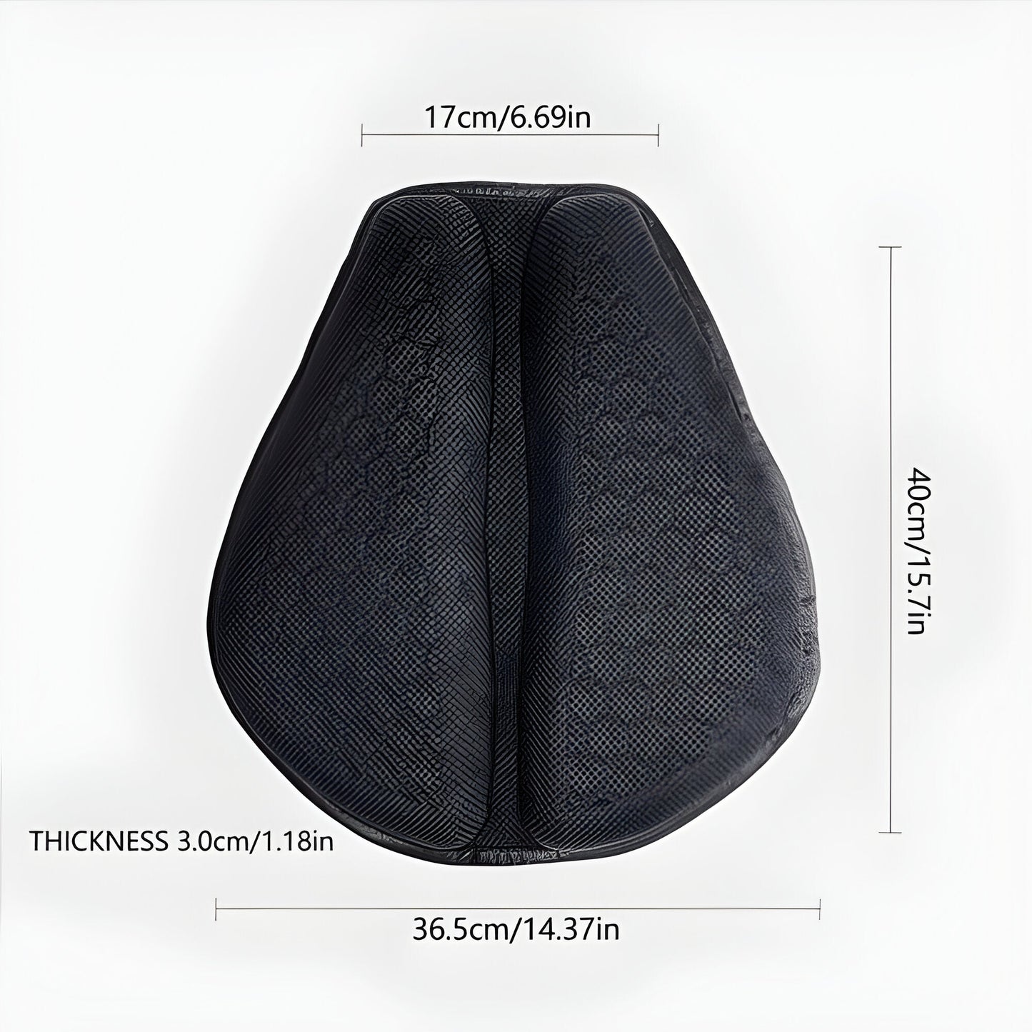 Motorcycle Gel Seat Pad for Long Distance Rides - Coldesk