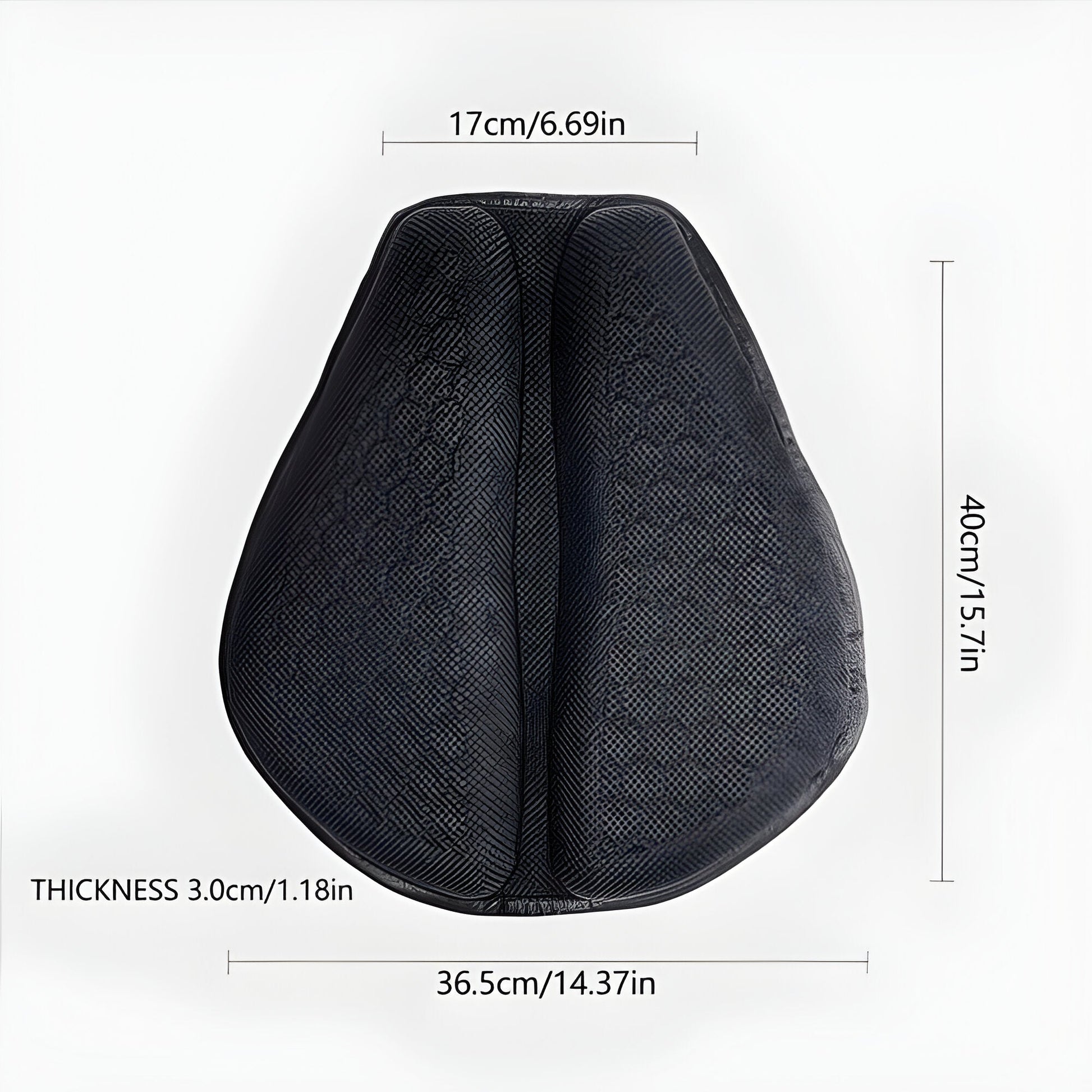 Motorcycle Gel Seat Pad for Long Distance Rides - Coldesk
