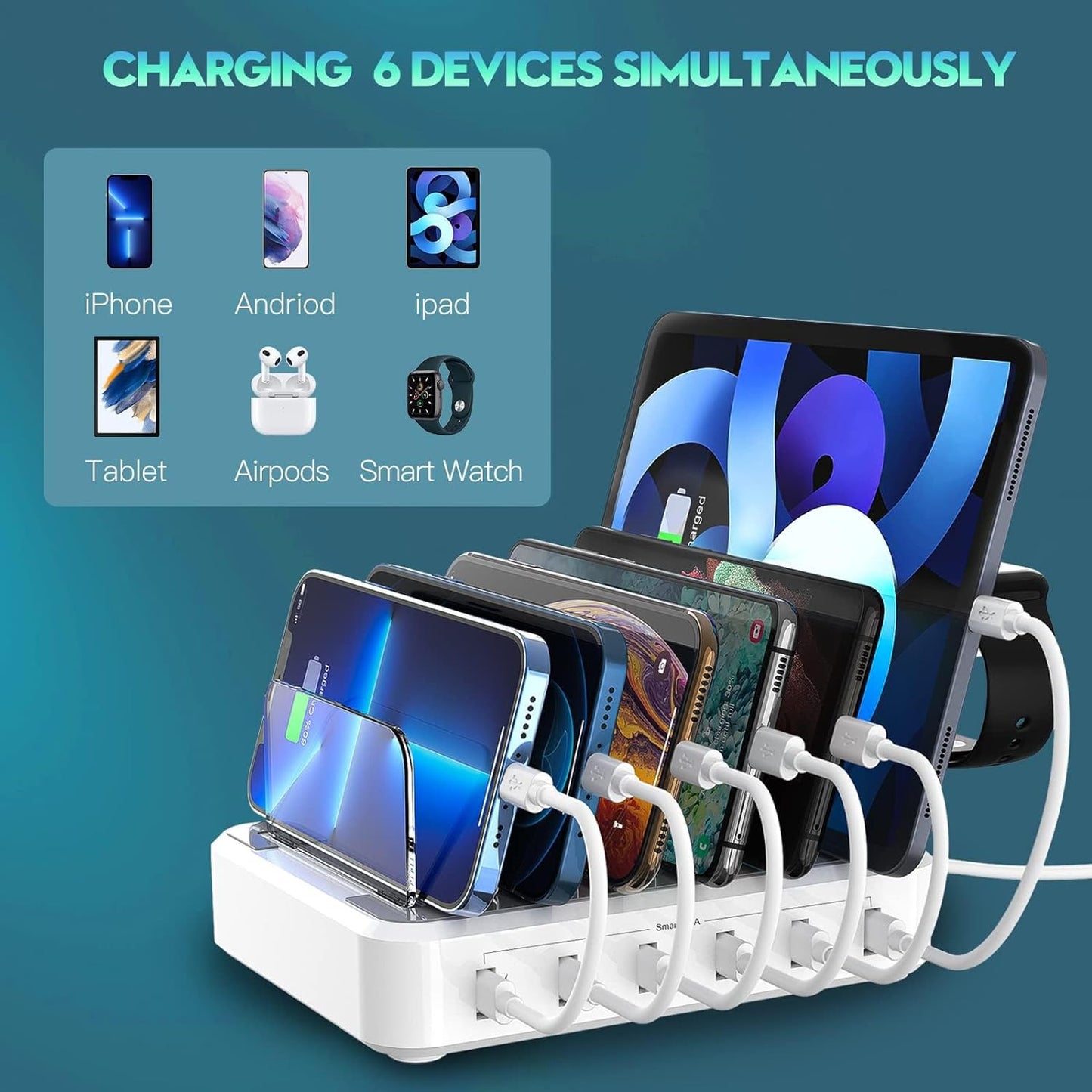 Multiple Device Fast Charging Station - Coldesk
