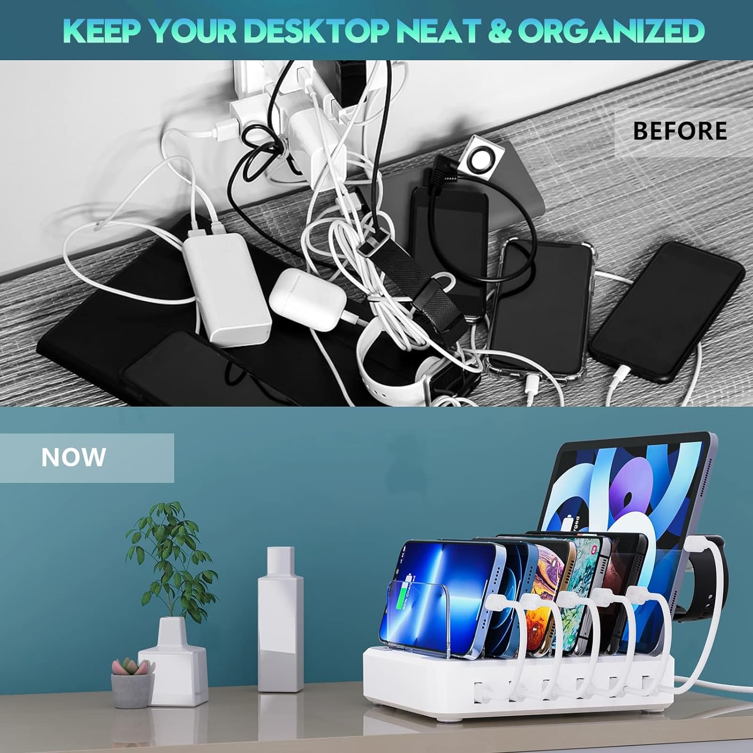 Multiple Device Fast Charging Station - Coldesk