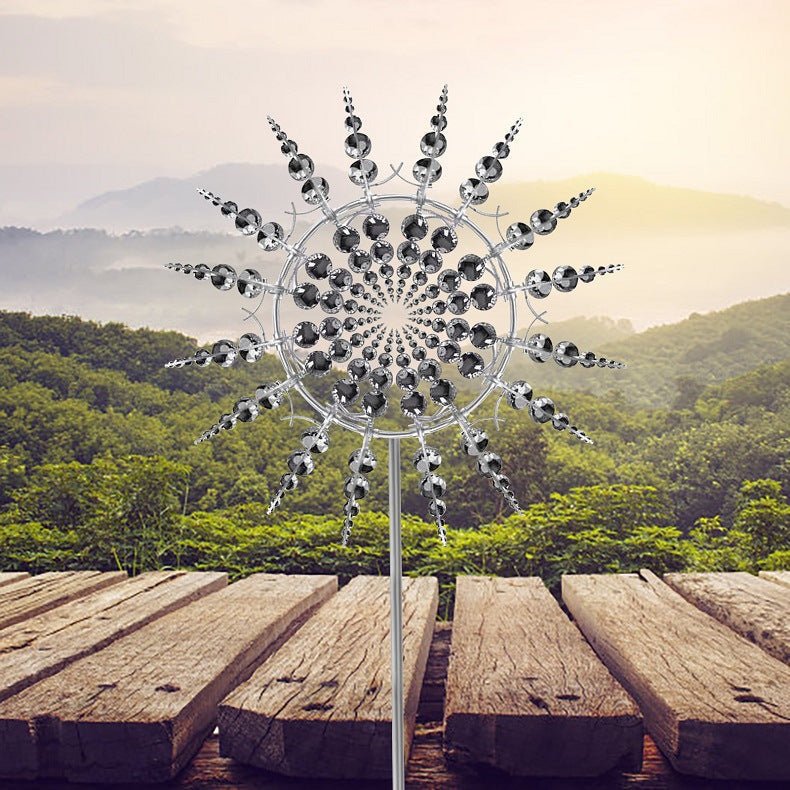 New Anti-Rust Magical Metal Windmill-Kinetic Metal Wind Spinners - Coldesk