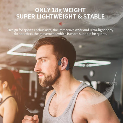 New Waterproof Bone Conduction Headphones Stereo Bluetooth Wireless - Coldesk