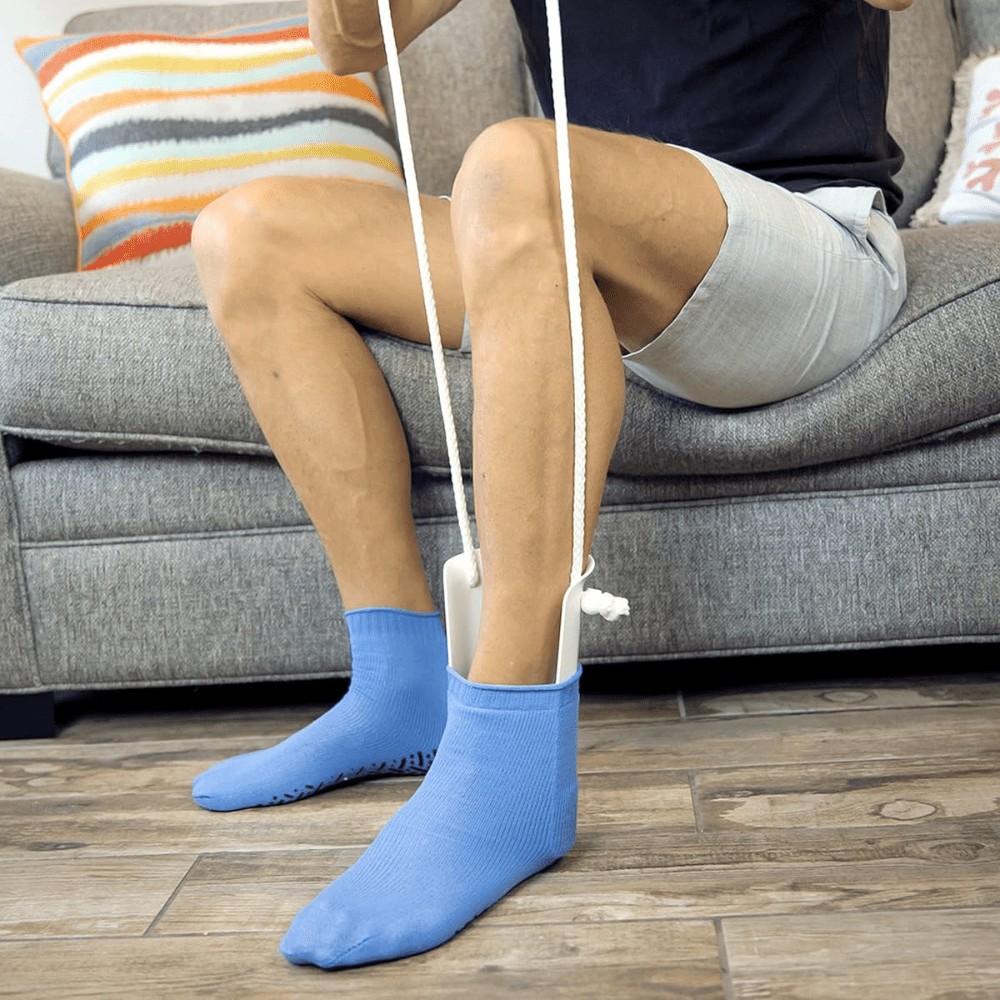 No Bend Sock Wearing Device for Elderly and Handicapped - Coldesk