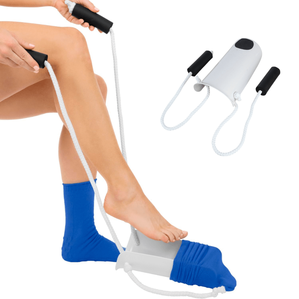 No Bend Sock Wearing Device for Elderly and Handicapped - Coldesk