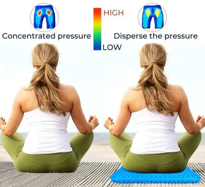 Orthopedic Gel Seat Cushion | Pressure Relief - Tailbone Pain - Lower Back Support - For Office Chair - Car - Wheelchair Use - Coldesk