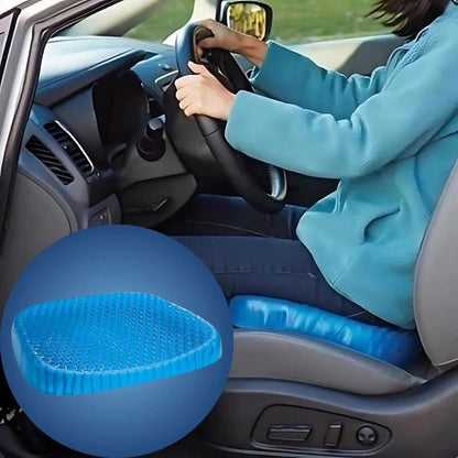 Orthopedic Gel Seat Cushion | Pressure Relief - Tailbone Pain - Lower Back Support - For Office Chair - Car - Wheelchair Use - Coldesk