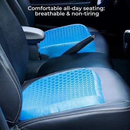 Orthopedic Gel Seat Cushion | Pressure Relief - Tailbone Pain - Lower Back Support - For Office Chair - Car - Wheelchair Use - Coldesk