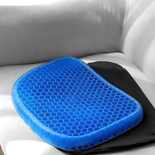 Orthopedic Gel Seat Cushion | Pressure Relief - Tailbone Pain - Lower Back Support - For Office Chair - Car - Wheelchair Use - Coldesk