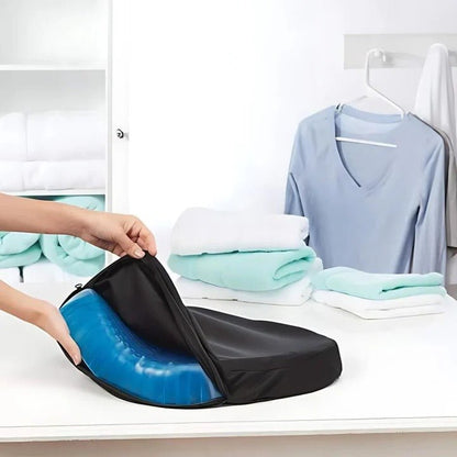 Orthopedic Gel Seat Cushion | Pressure Relief - Tailbone Pain - Lower Back Support - For Office Chair - Car - Wheelchair Use - Coldesk