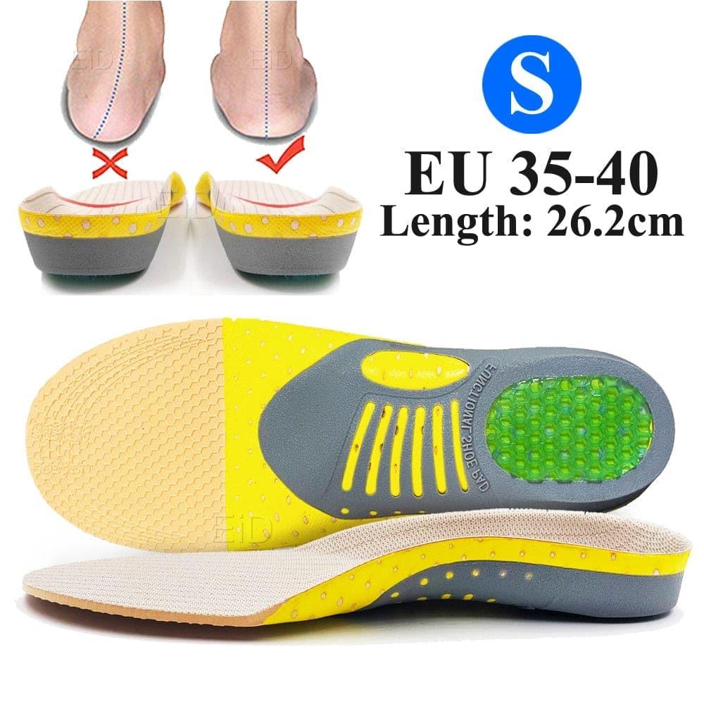 Orthotic Gel Insoles for Flat Feet & Plantar Fasciitis – 2 Piece - Coldesk