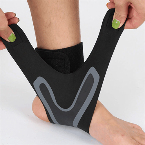 Plantar Ankle X Wrap Brace Support Compression Sleeve - Coldesk