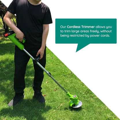 Powerful Electric Battery Operated Cordless Grass Trimmer - Coldesk