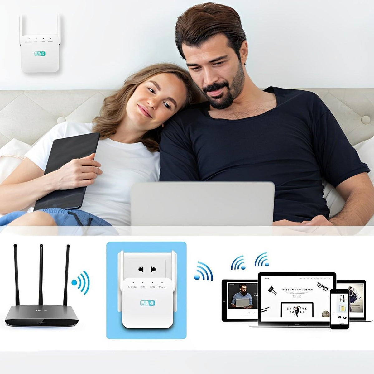 Powerful Long-Range WiFi Repeater - Coldesk