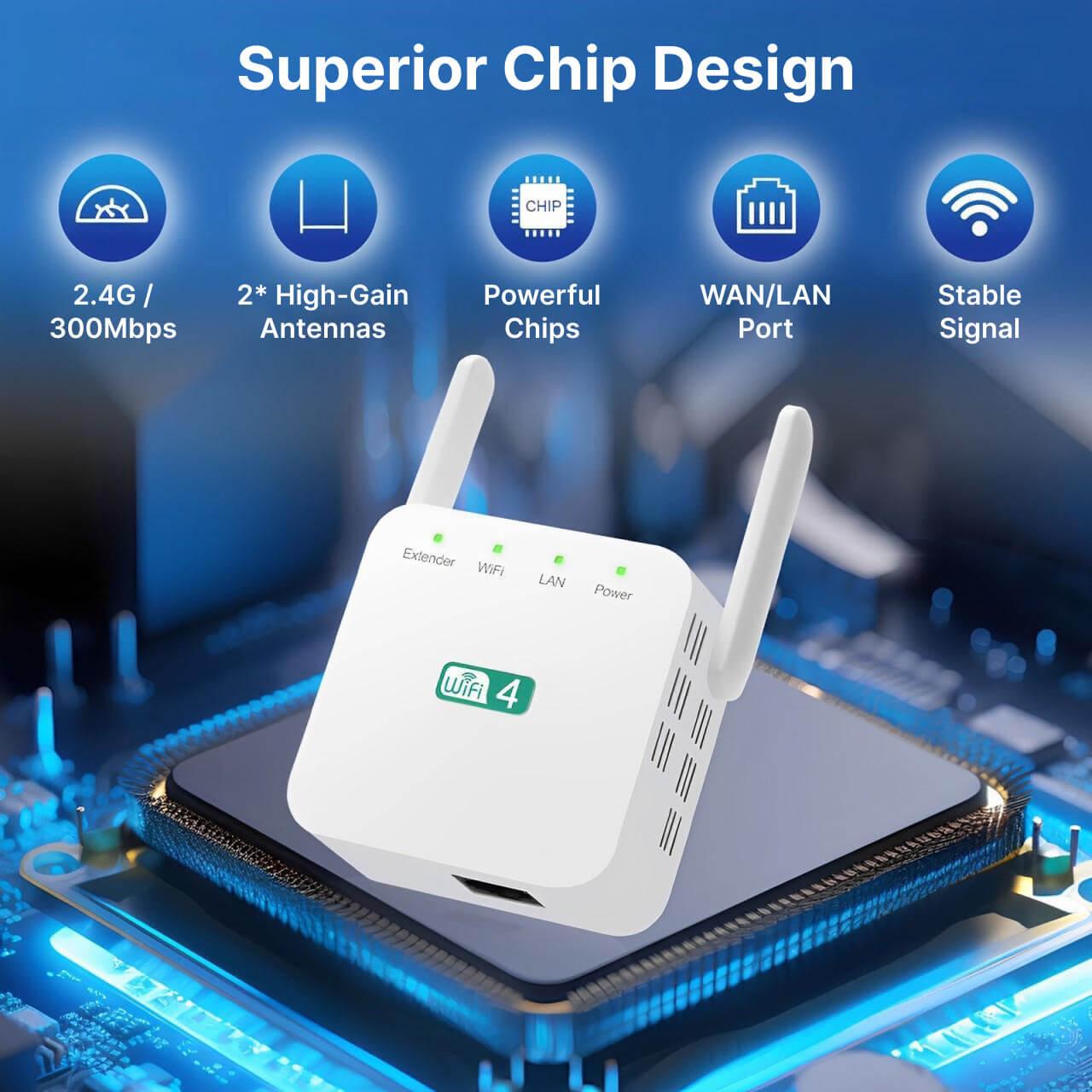 Powerful Long-Range WiFi Repeater - Coldesk