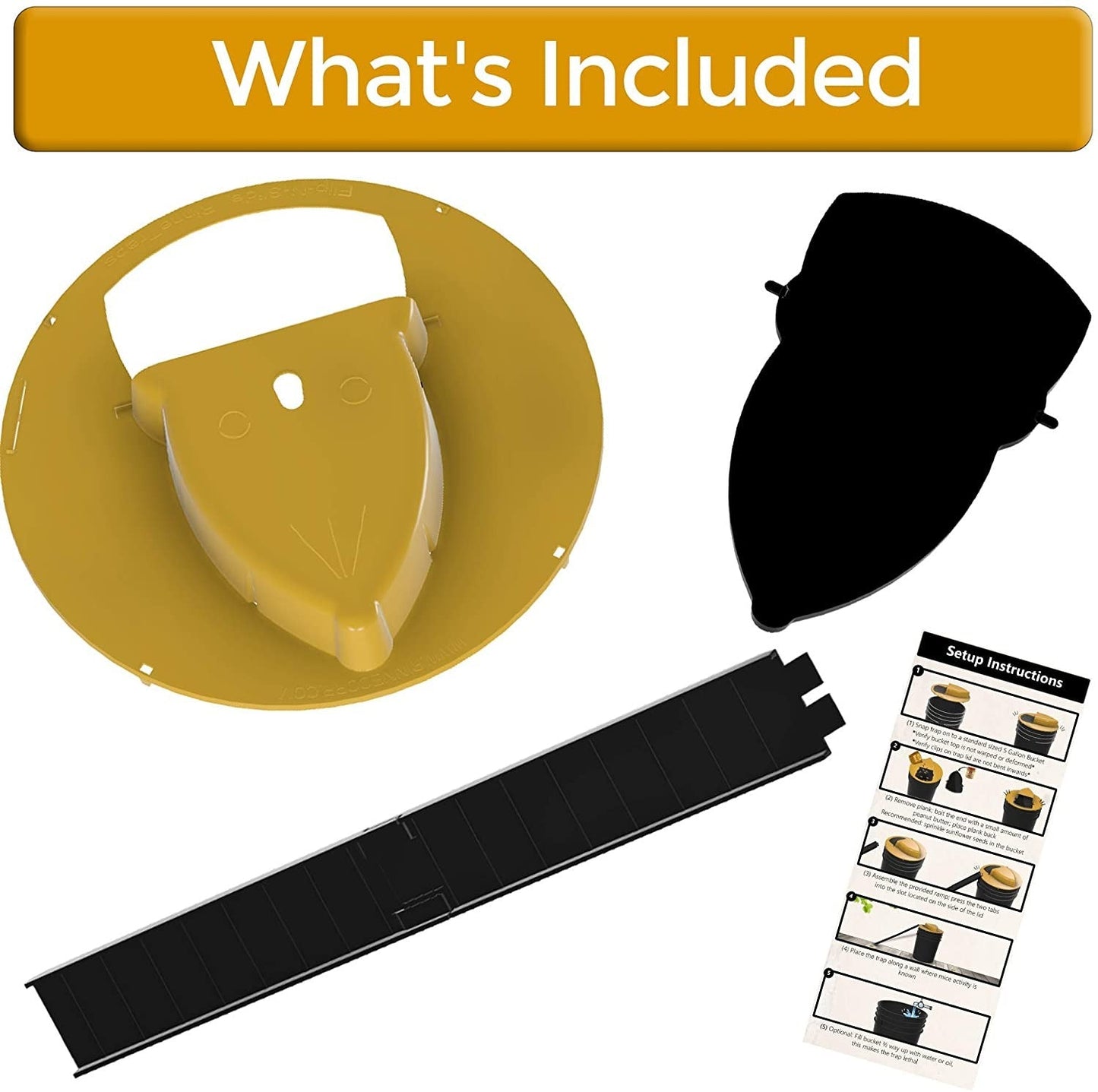 Premium Bucket Lid Mouse Trap - Coldesk