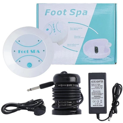 Premium Ionic Foot Detox Cleanse Vibrating Whirlpool Soak Bath - Coldesk