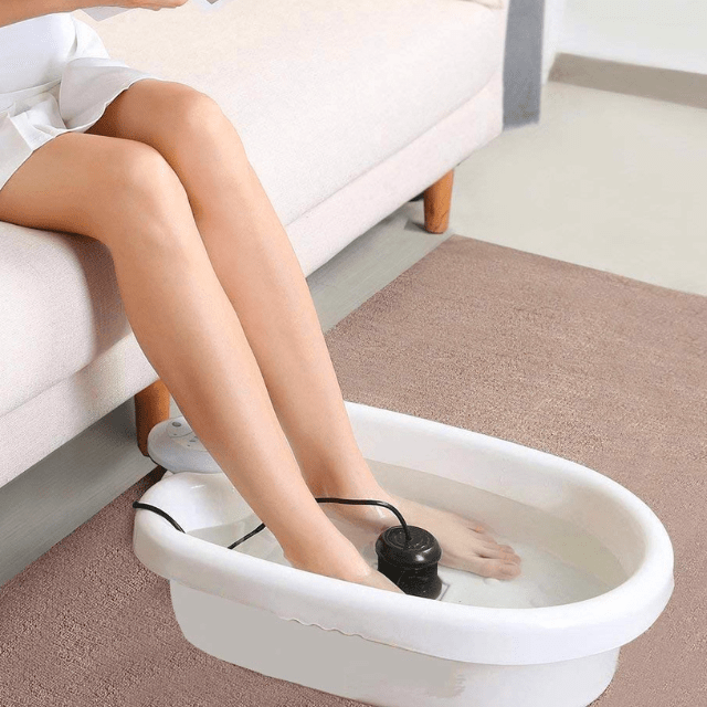 Premium Ionic Foot Detox Cleanse Vibrating Whirlpool Soak Bath - Coldesk