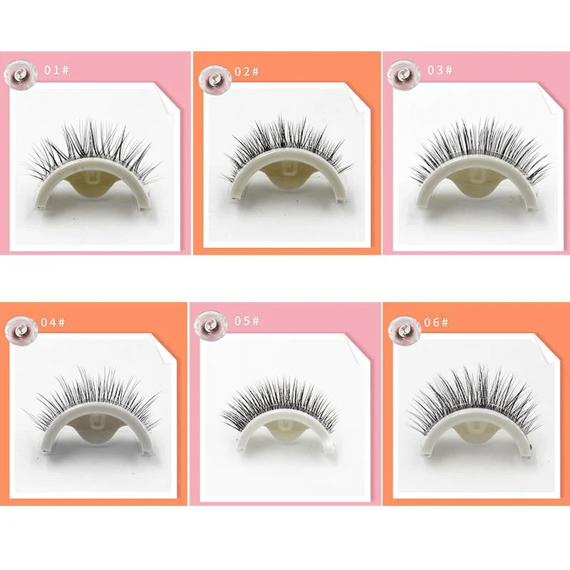 Premium Reusable Self-Adhesive Eyelashes - Coldesk