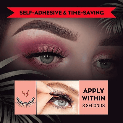 Premium Reusable Self-Adhesive Eyelashes - Coldesk