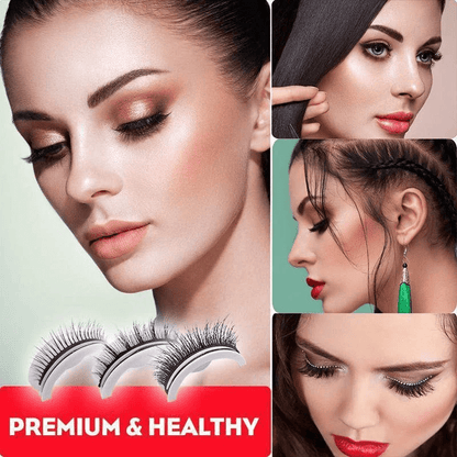 Premium Reusable Self-Adhesive Eyelashes - Coldesk