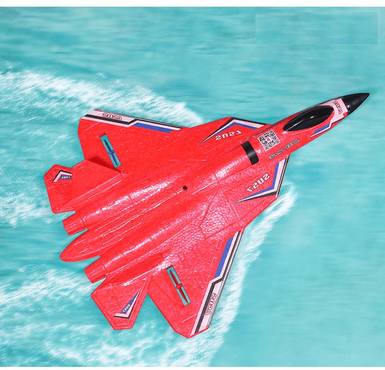 RC Plane SU35 2.4G With LED Lights Aircraft Remote Control Flying Model Glider Airplane SU57 - Coldesk