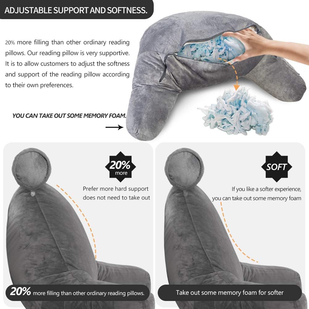 Reading Bed Pillow with Arms - Coldesk