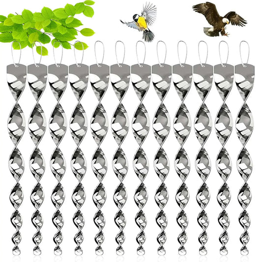 Reflective Bird Deterrent Spiral Rod - Coldesk