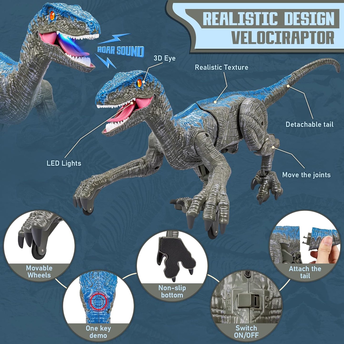 Remote Control Dinosaur - Coldesk