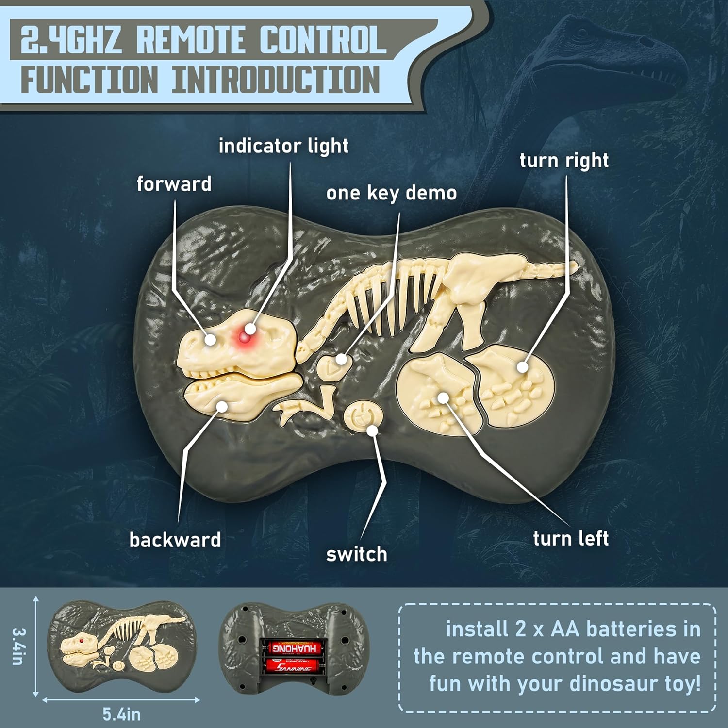 Remote Control Dinosaur - Coldesk