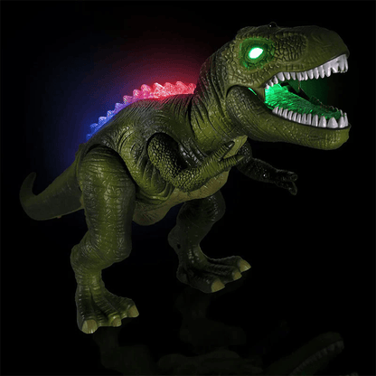 Remote Control T-Rex Dinosaur With LED Light Up, Walking & Roaring Realistic Dinosaur Toys - Coldesk