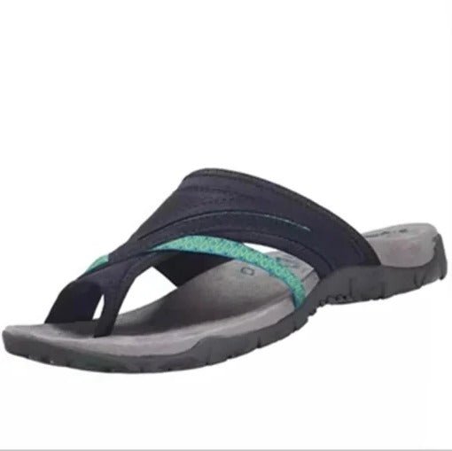 Sandals For Women Comfortable Casual Cross Strap Flip-flops - Coldesk