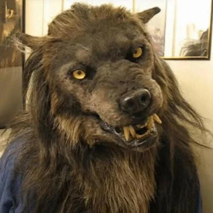 Scary Wolf Mask - Costume Mask for Halloween Masquerade Party - Coldesk
