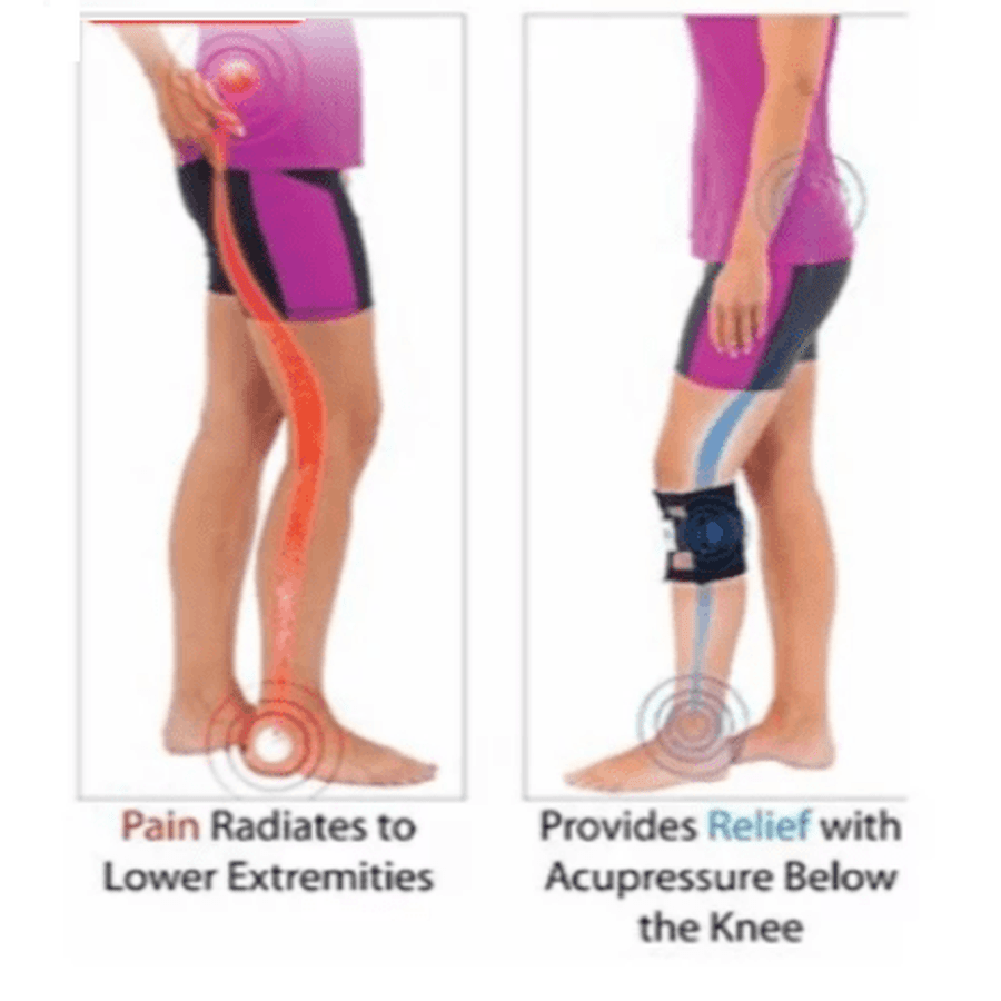 Sciatic Nerve Brace ~ Sciatica Acupressure Leg & Back - Coldesk