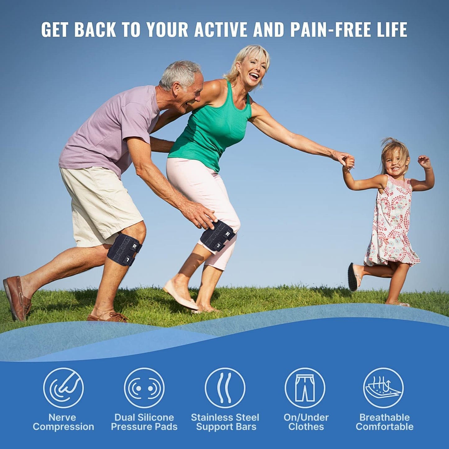 Sciatica Nerve Knee Brace - Coldesk