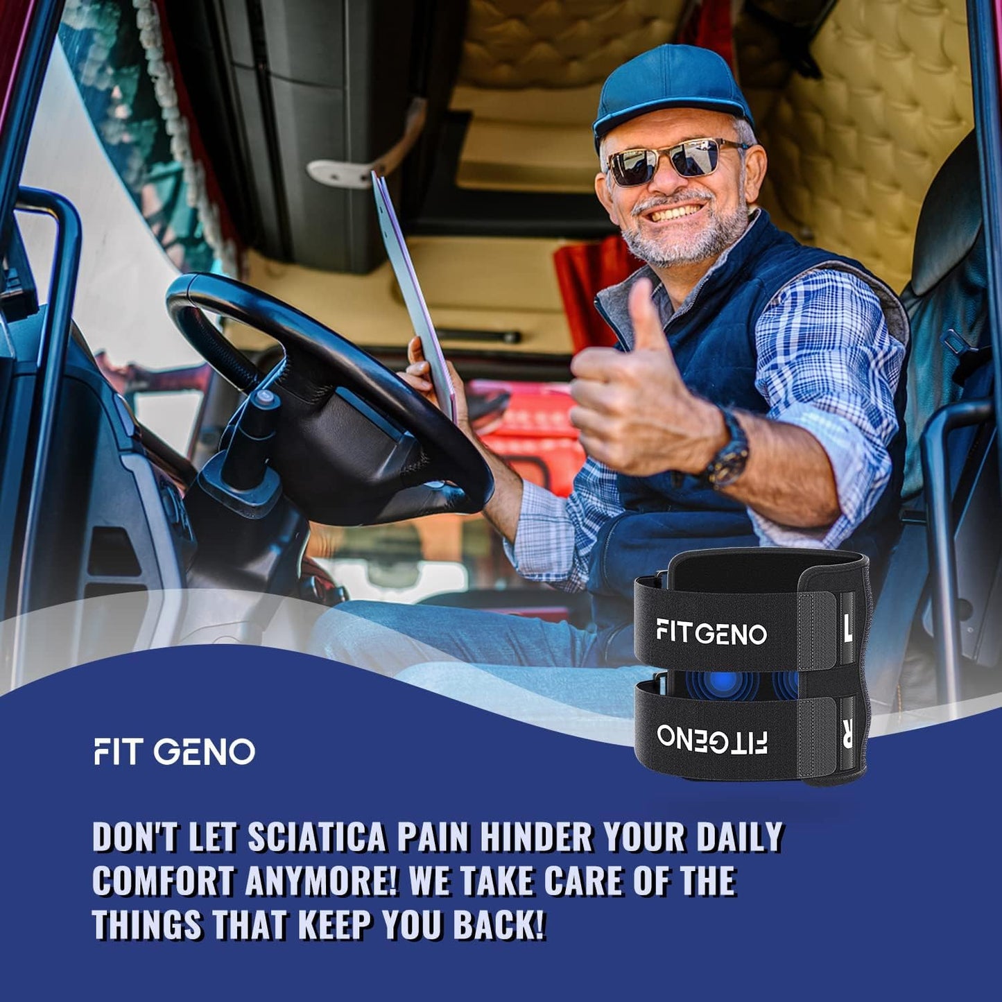 Sciatica Nerve Knee Brace - Coldesk