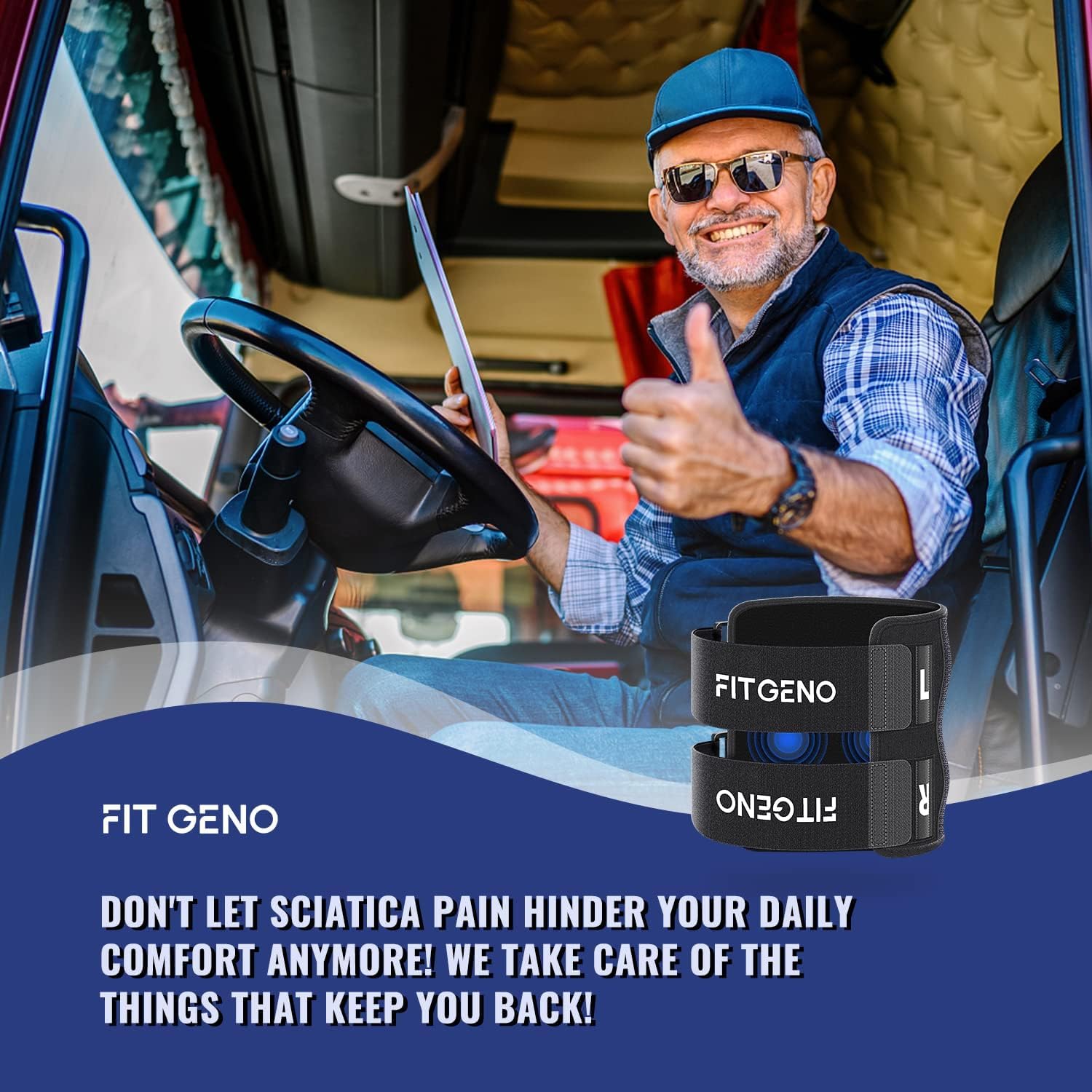 Sciatica Nerve Knee Brace - Coldesk