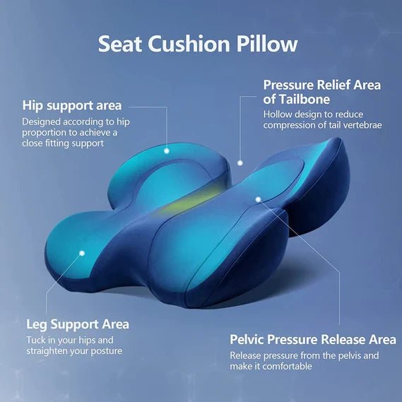 Seat Cushion for Tailbone Pain and Pressure Relief - Coldesk