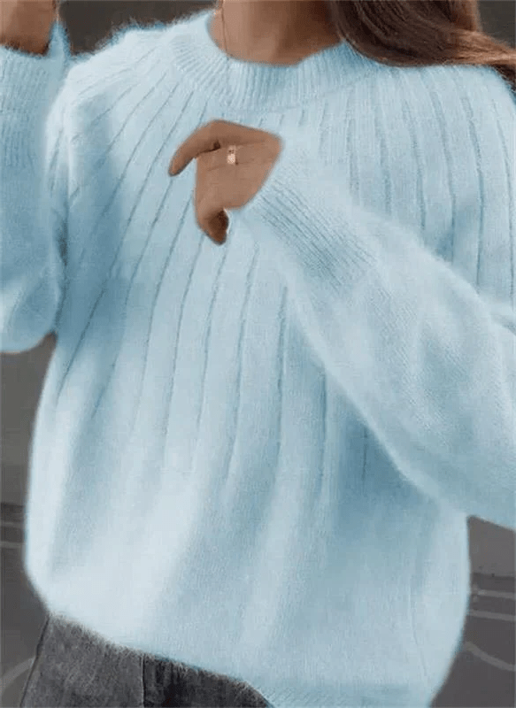 Soft Cashmere Knitted Sweater for Women - Warm and Luxury - Coldesk