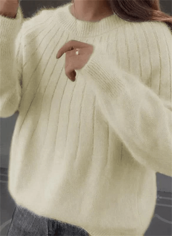 Soft Cashmere Knitted Sweater for Women - Warm and Luxury - Coldesk